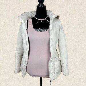 American Eagle Outfitters Baby Pink Coquette Tank Top